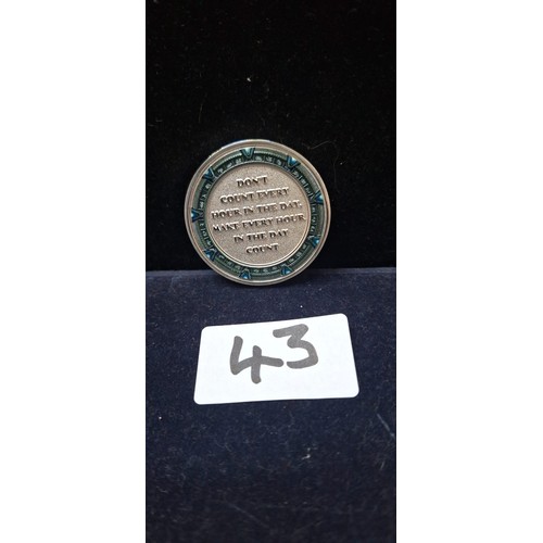 43 - Carpe Diem Collectible Coloured Coin