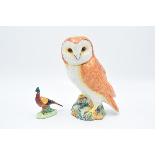 148 - Beswick Barn Owl 1046 and Pheasant (2)