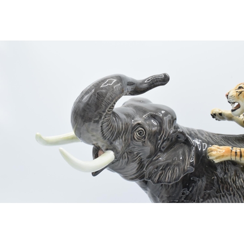 150 - Beswick Elephant and Tiger 1720