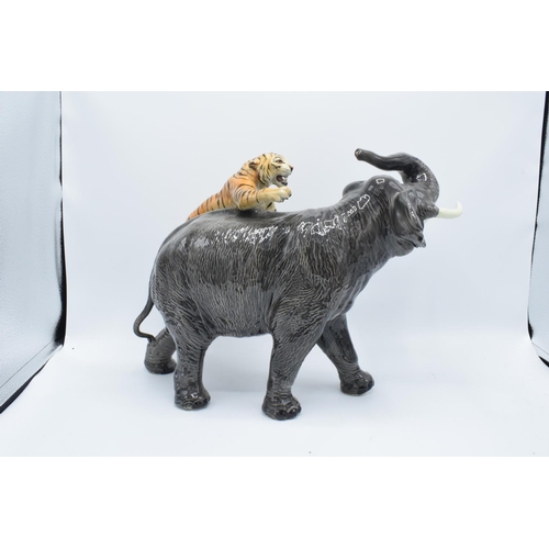 150 - Beswick Elephant and Tiger 1720