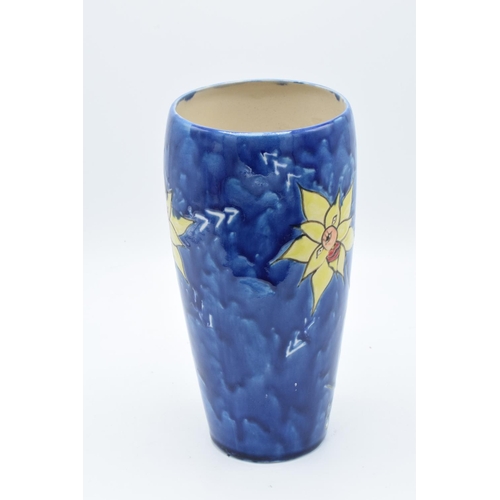 160 - Burslem Pottery Daffodil trial vase