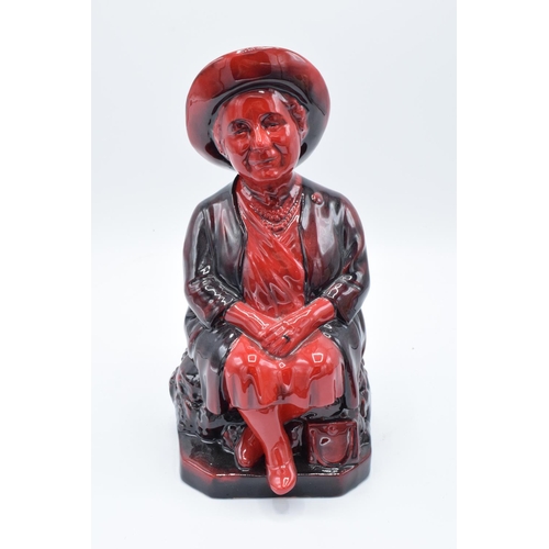 166 - Peggy Davies Ruby Fusion Toby jug 'Queens Mother'