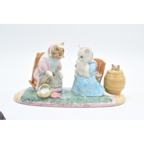 195 - Beswick Beatrix Potter tableau My Dear Son Thomas P4169: 672/3000