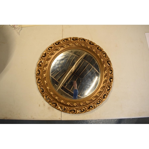 21 - Wooden porthole mirror, mid 20th century by Hibbert Bros