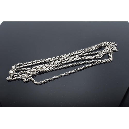 233 - Antique Silver longuard link chain (40.4 grams)