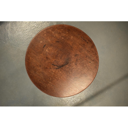 276 - Small Georgian oak tripod tilt top table