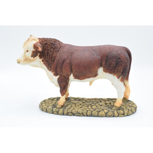 30 - Boxed Sherratt and Simpson farming figure 'Hereford Bull'