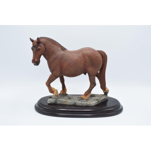 46 - Boxed Country Artists countryside figure of a Suffolk Punch horse