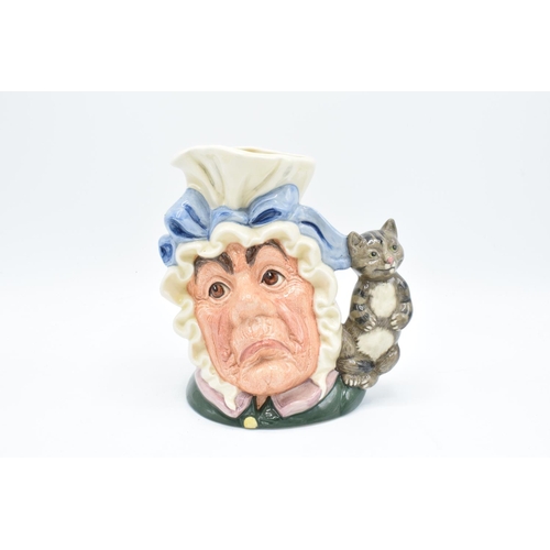 87 - Large Royal Doulton character jug The Cook and Cheshire Cat D6842