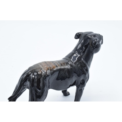 137 - Beswick Staffordshire Bull Terrier black/brindle colour way 3060. All in good condition without any ... 