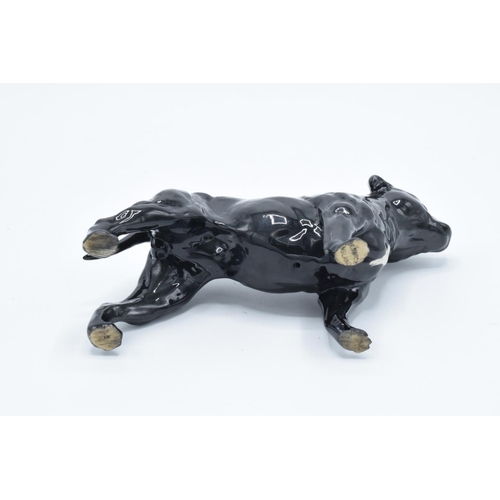 137 - Beswick Staffordshire Bull Terrier black/brindle colour way 3060. All in good condition without any ... 