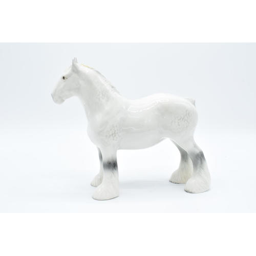 142 - Beswick Dapple Grey shire horse 818. All in good condition without any obvious damage or restoration... 