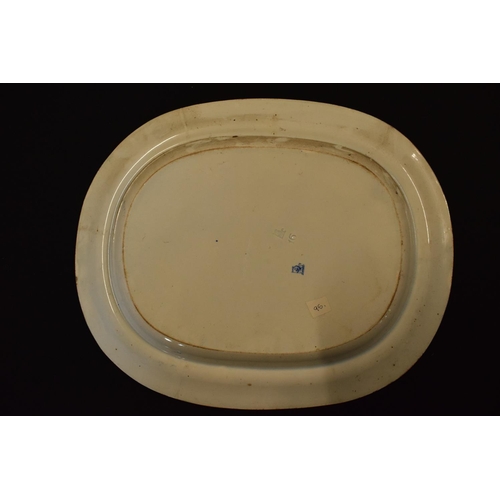 167 - Don Pottery meat dish Cascade of Isola: circa 1820s. In good condition. Surface related scratches an... 