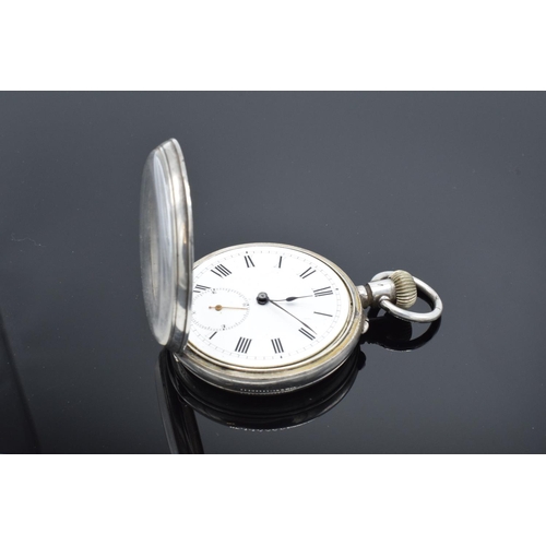 233 - Silver Gents pocket watch with top wind. In good condition. In ticking order. Untested for long amou... 