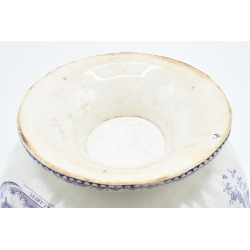 51 - William IV pottery footed bowl of the Reform Bill circa 1830s (We are for our King and the People) T... 