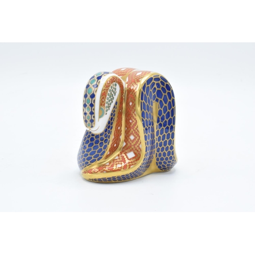 53 - Royal Crown Derby Imari Snake paperweight (gold stopper) All in good condition without any obvious d... 