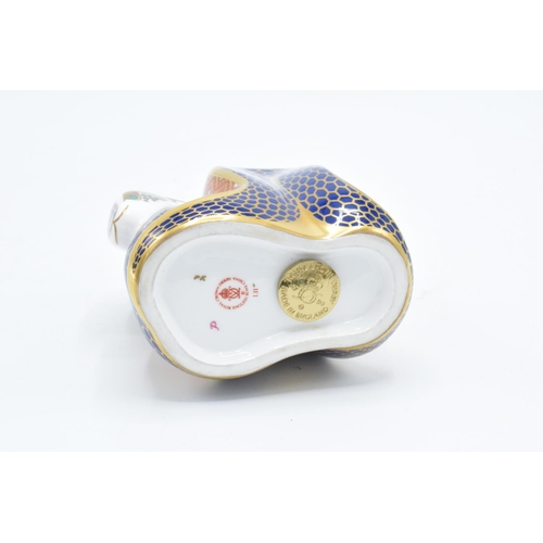 53 - Royal Crown Derby Imari Snake paperweight (gold stopper) All in good condition without any obvious d... 