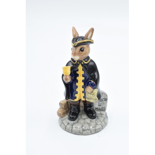 69 - Royal Doulton Town Crier Bunnykins in rare colour way DB259A: 48/200. All in good condition without ... 