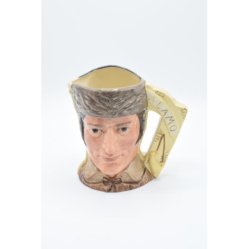 75 - Large Royal Doulton double-sided character jug of Davy Crockett and Antonio Lopez de Santa Anna D672... 