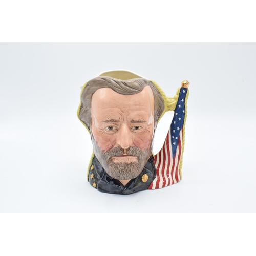 76 - Large Royal Doulton double sided character jug Ulysses S. Grant and Robert E. Lee. All in good condi... 