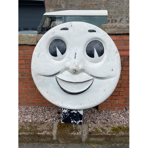 101 - 1980s lifesize Thomas the Tank train face mask (used at Thomas the Tank exhibition days at Llangolle... 