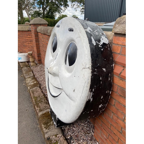 101 - 1980s lifesize Thomas the Tank train face mask (used at Thomas the Tank exhibition days at Llangolle... 