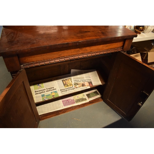 328 - Edwardian sideboard/ drinks cabinet. Generally okay though it is a bit rough around the edges with d... 