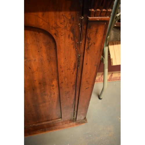 328 - Edwardian sideboard/ drinks cabinet. Generally okay though it is a bit rough around the edges with d... 