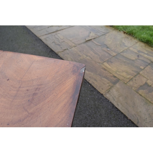 320 - Late Victorian rosewood fold-over games table. The piece functions well and folds/ slides well. Ther... 