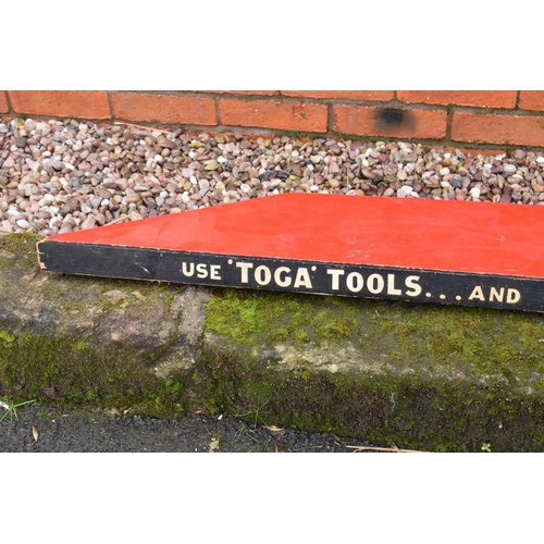 324 - Toga Tools advertising corner shelf 'Use Toga Tools... and make a good job of it'. In good functiona... 