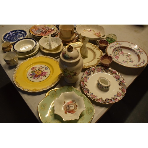 5O - A mixed collection of items to include Caithess, Spode, Sadler, Worcester etc

Condition is mixed. N... 