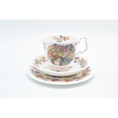 120 - Royal Doulton Brambly Hedge afternoon tea sets to include Autumn and Spring (2) In good condition wi... 