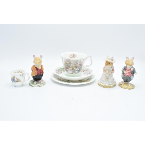 121 - A collection of Royal Doulton Brambly Hedge items to include Summer Afternoon tea set, The Birthday ... 