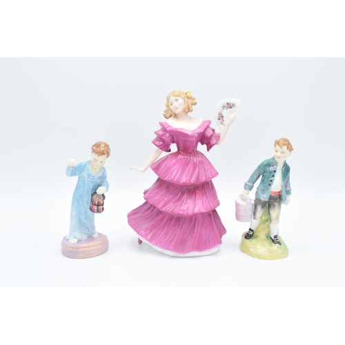 123 - Royal Doulton figures to include Jennifer HN3447, Jack HN2060 and Wee Willie Winkie HN2050 (3) In go... 