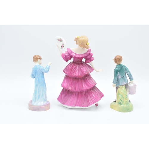 123 - Royal Doulton figures to include Jennifer HN3447, Jack HN2060 and Wee Willie Winkie HN2050 (3) In go... 