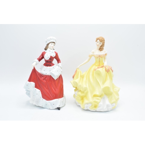 134 - Royal Doulton Pretty Ladies to include Winter HN5314 and Summer HN5322 (2) In good condition without... 