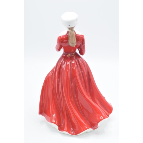 140 - Royal Doulton figure A Winters Morn CW661. In good condition without any obvious damage or restorati... 