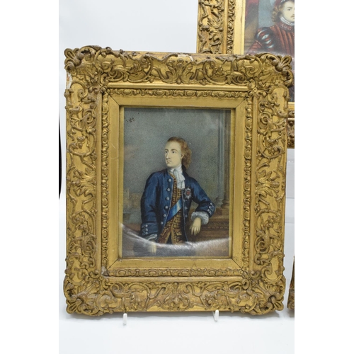 184 - A collection of 19th century prints in ornate frames to include subjects of Henry Stuart, Prince Cha... 