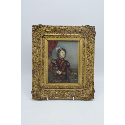 184 - A collection of 19th century prints in ornate frames to include subjects of Henry Stuart, Prince Cha... 