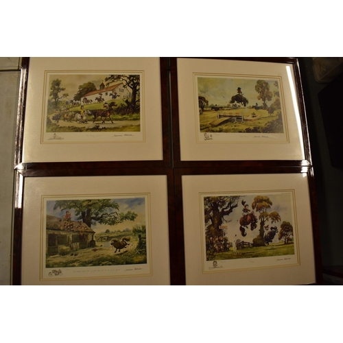 186 - A collection of Norman Thelwell limited edition reproduction prints. all are edition number 1084 of ... 