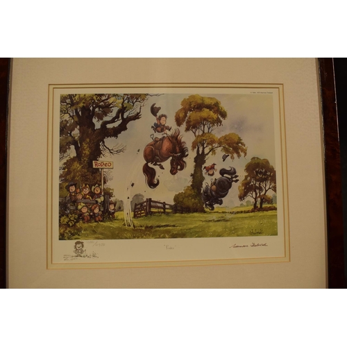 186 - A collection of Norman Thelwell limited edition reproduction prints. all are edition number 1084 of ... 