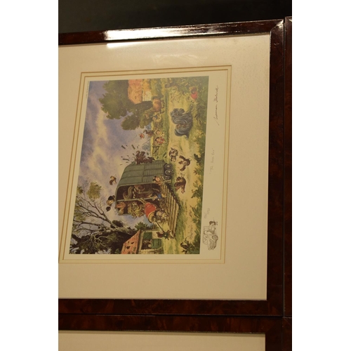 186 - A collection of Norman Thelwell limited edition reproduction prints. all are edition number 1084 of ... 