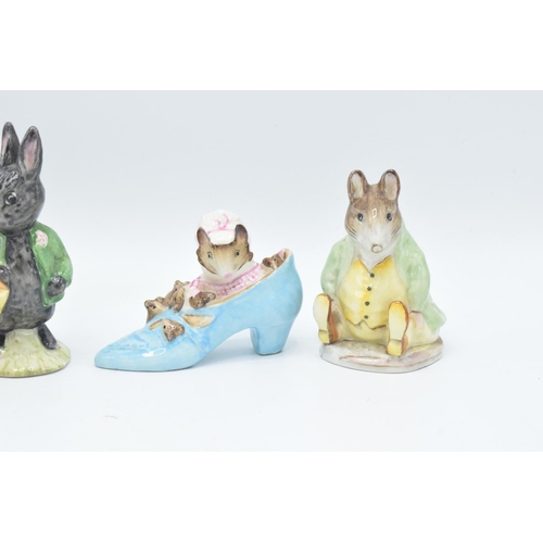 249 - Beswick Beatrix Potter figures to include Samuel Whiskers, Little Black Rabbit, The Old Woman who Li... 