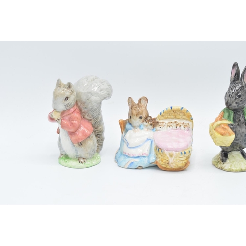 249 - Beswick Beatrix Potter figures to include Samuel Whiskers, Little Black Rabbit, The Old Woman who Li... 