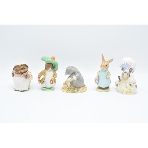 250 - Beswick Beatrix Potter figures to include Diggory Diggory Delvet, Mrs Tiggywinkle, Lady Mouse, Benja... 