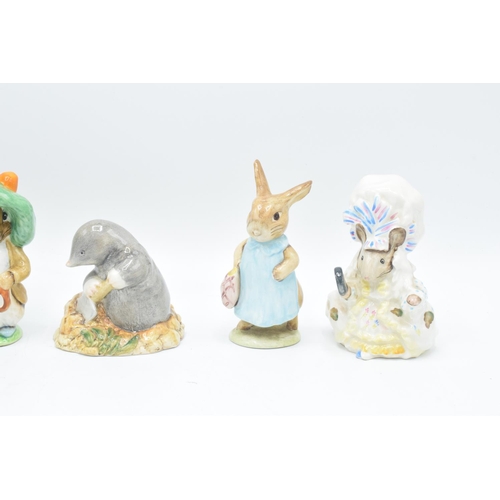 250 - Beswick Beatrix Potter figures to include Diggory Diggory Delvet, Mrs Tiggywinkle, Lady Mouse, Benja... 