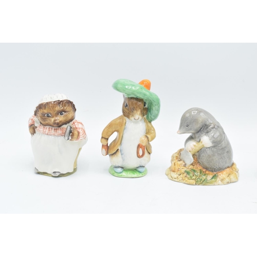 250 - Beswick Beatrix Potter figures to include Diggory Diggory Delvet, Mrs Tiggywinkle, Lady Mouse, Benja... 