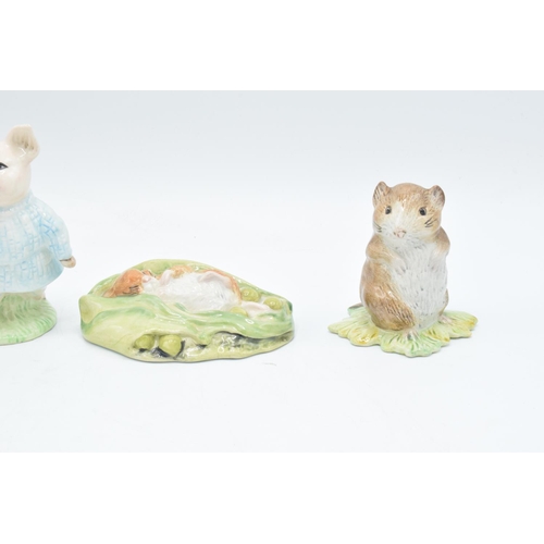 251 - Royal Albert Beatrix Potter figures to include Mrs Flopsy Bunny, Little Pig Robinson, Timmy Willie a... 