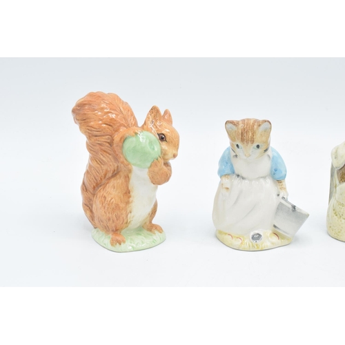 252 - Royal Albert Beatrix Potter figures to include Squirrel Nutkin, Tommy Brock, Chippy Hackee and Ribby... 