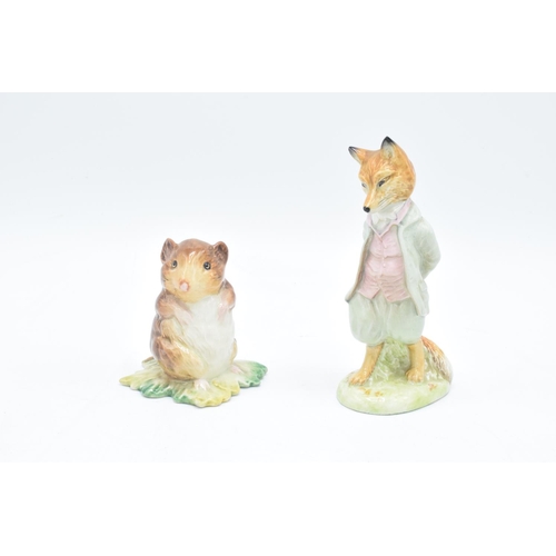 253 - Beswick Beatrix Potter figures Timmy Willie from Johnny Town Mouse and Foxy Whispered Gentleman, bot... 